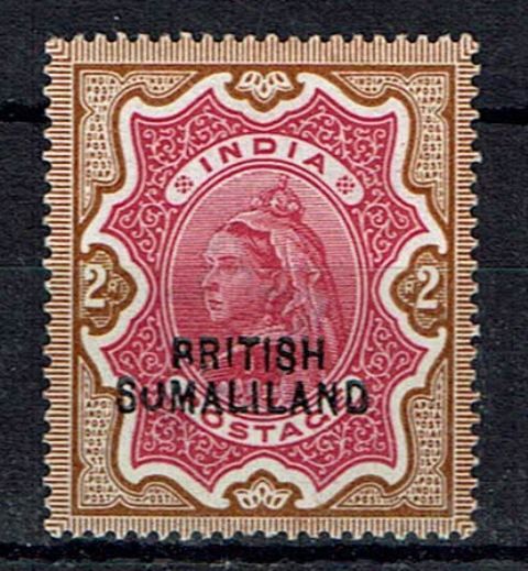 Image of Somaliland Protectorate SG 22b VLMM British Commonwealth Stamp